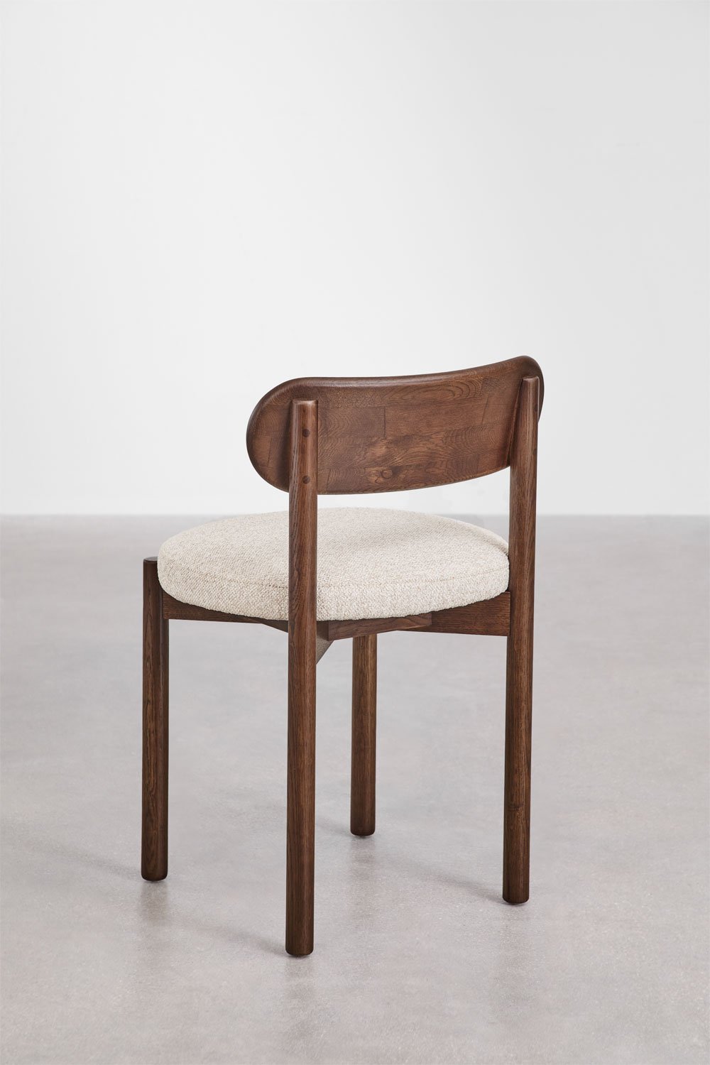 Bianca upholstered oak dining chair, gallery image 6