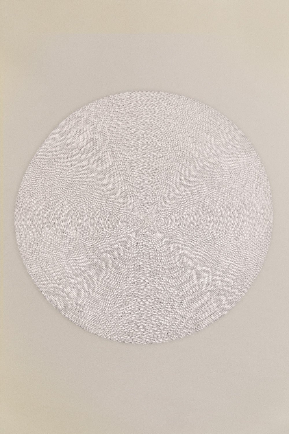 Lisandra round outdoor rug in polypropylene (Ø200 cm), gallery image 1