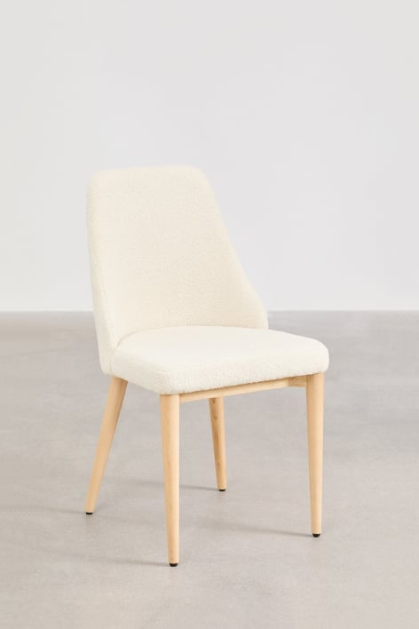 Pack of 4 Leiden upholstered dining chairs