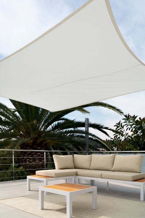 Tribor rectangular sail awning