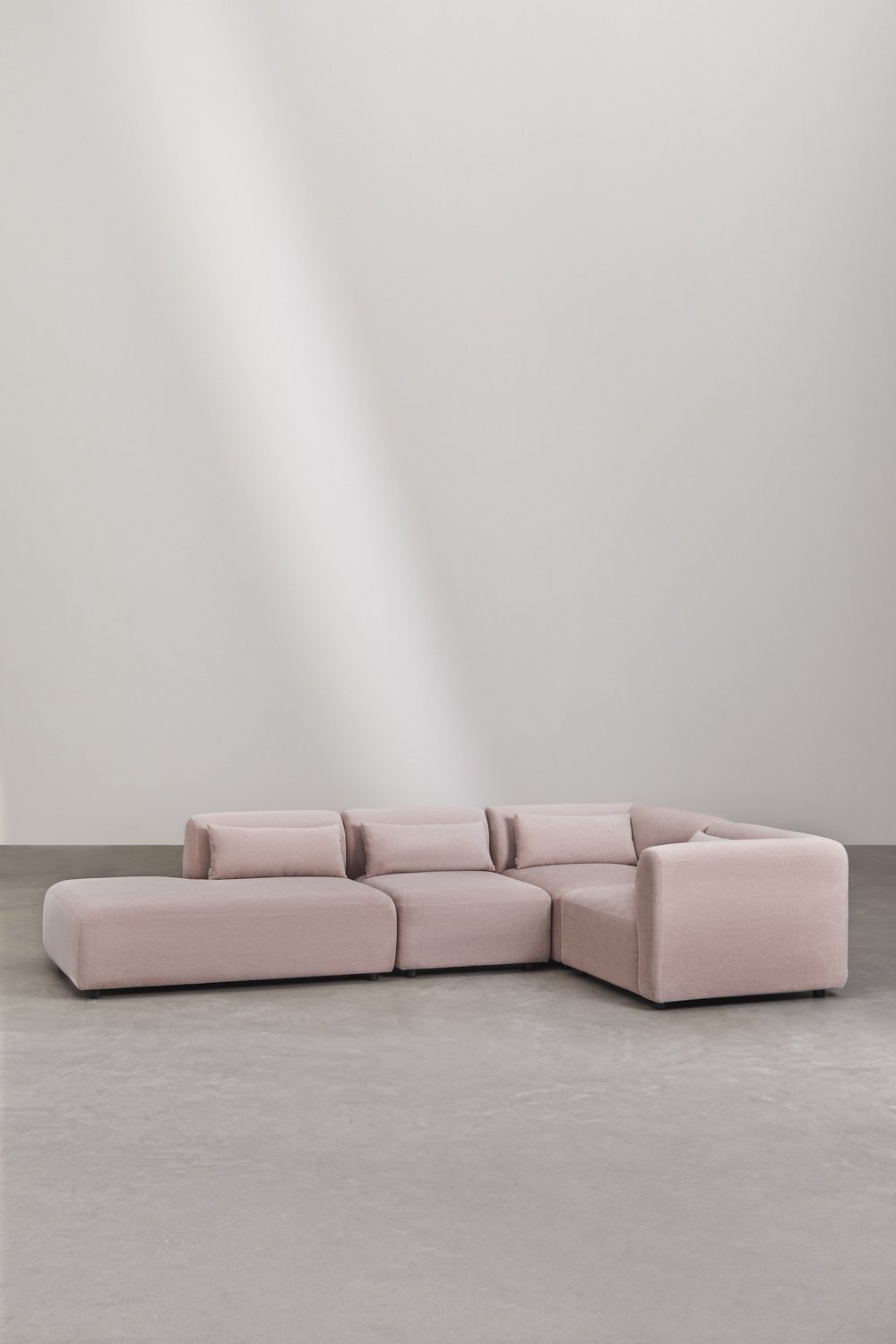 Fogler 4-Piece Modular Corner Sofa with Left Chaise Lounge, gallery image 1
