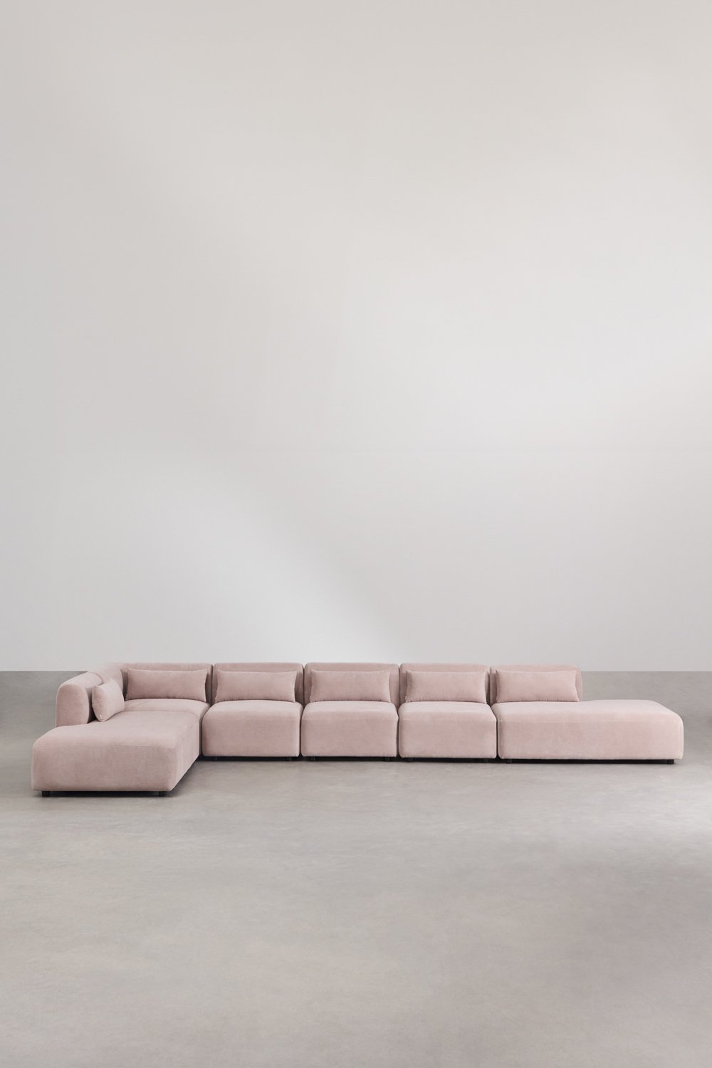 Fogler 6-Piece Corner Modular Sofa with Double Chaise Lounge, gallery image 3