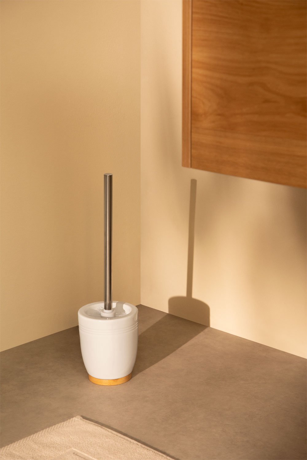 Ceramic & Bamboo Toilet Brush Perkyn, gallery image 1