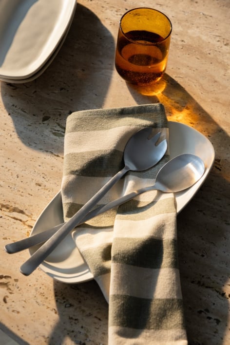 2-piece Sornia stainless steel salad servers