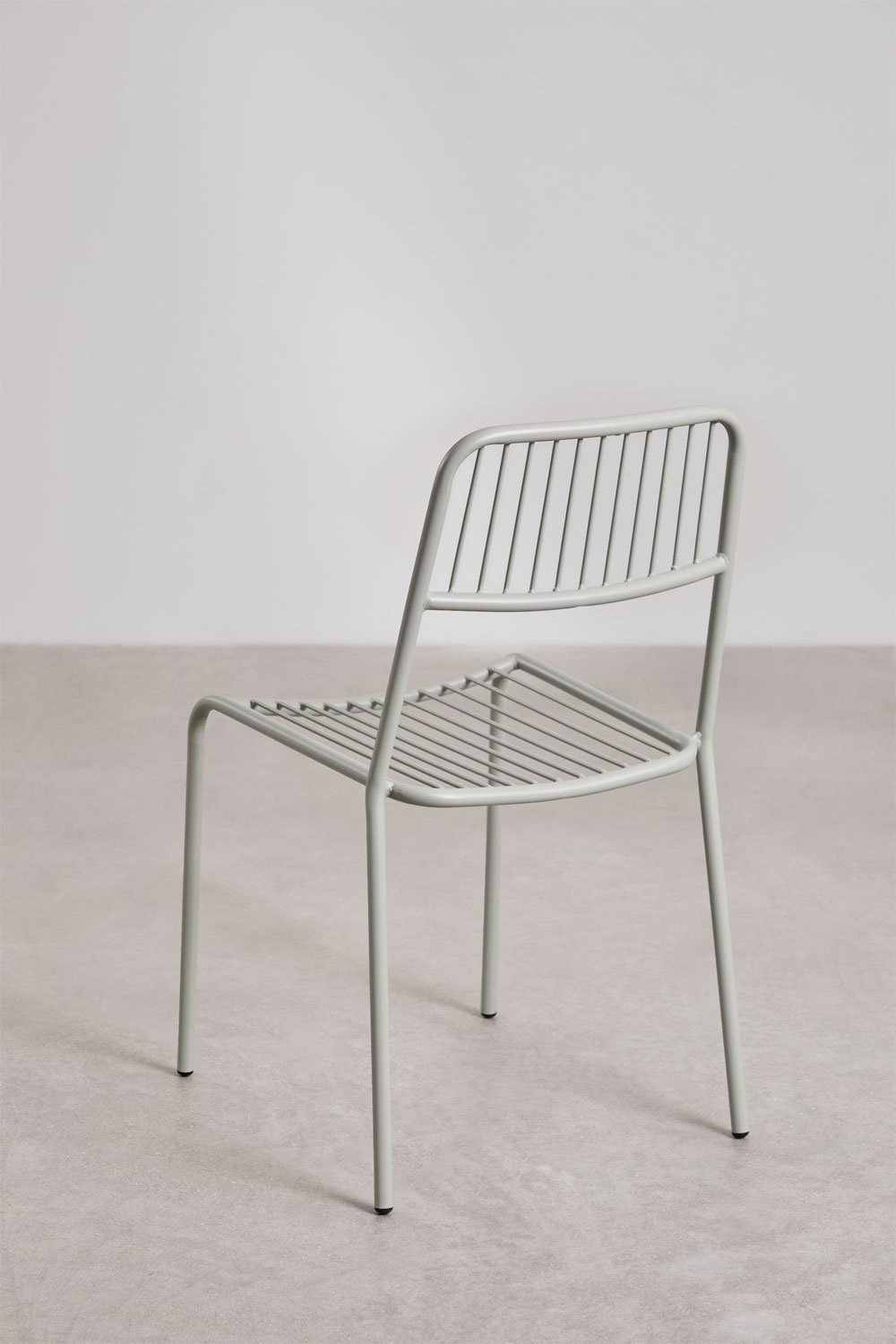 Elton stackable steel dining chairs, set of 2, gallery image 3