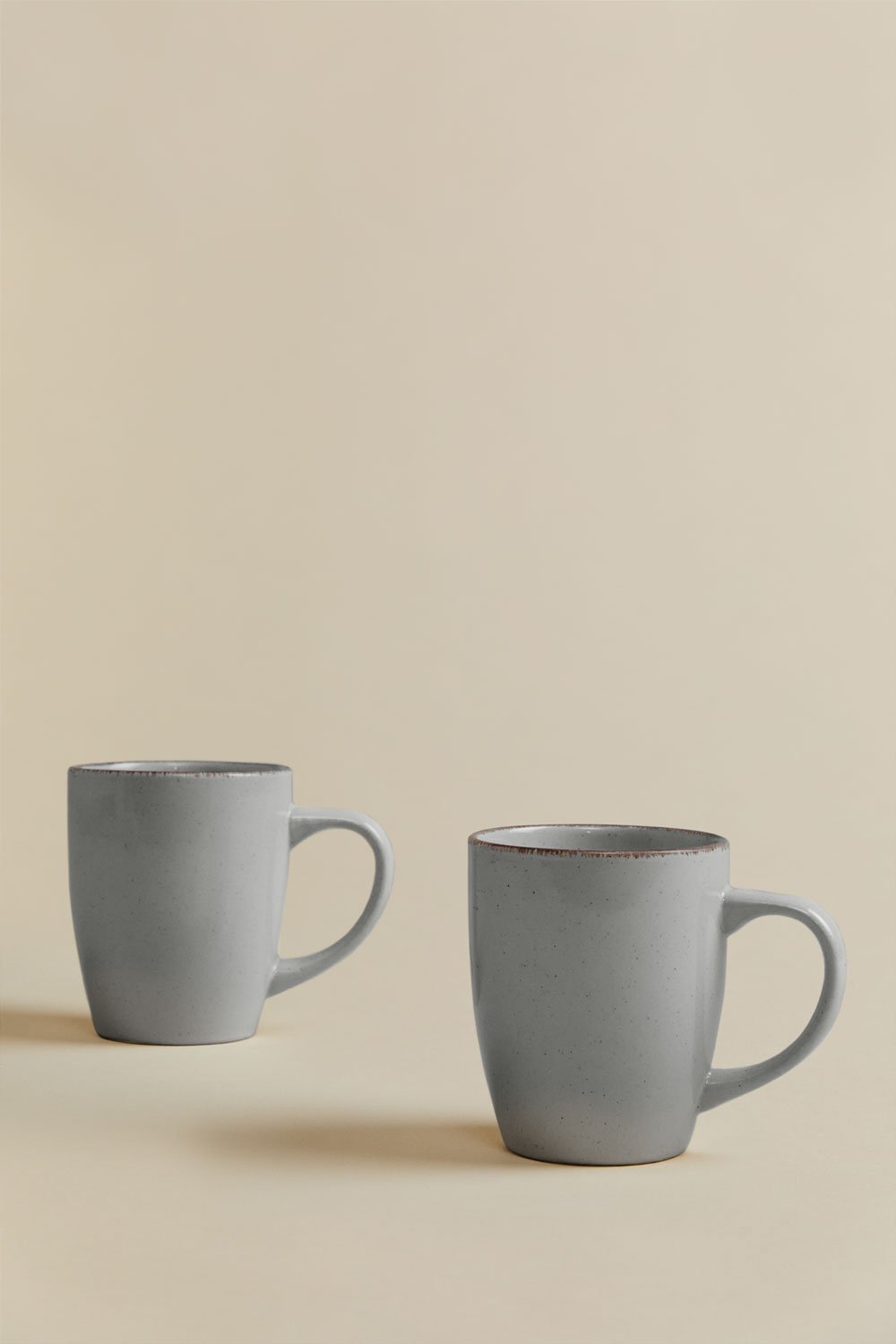 Pack of 2 coffee mugs 34 cl in Ronilena stoneware, gallery image 2