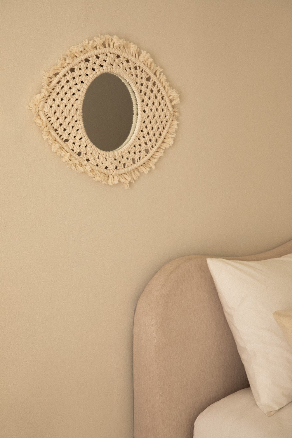 Macrame Wall Mirror Brice, gallery image 1