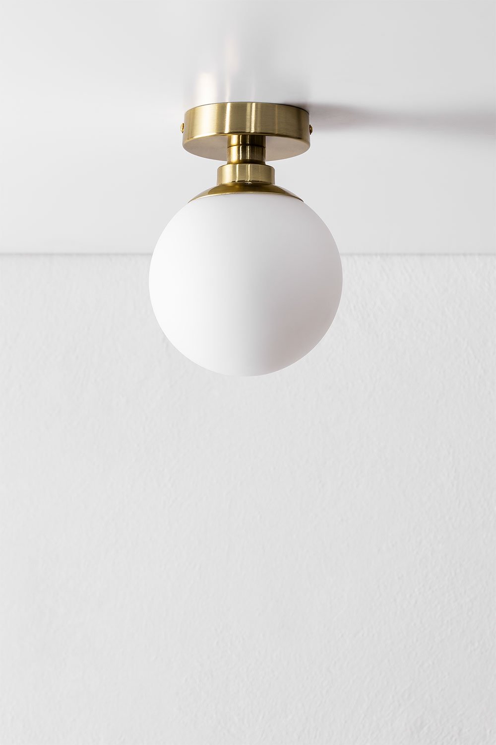 Uvol Traditional Ceiling Light with Glass Ball, gallery image 1