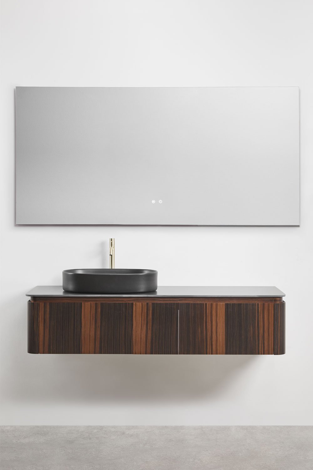 Lavena wood bathroom furniture set, gallery image 3