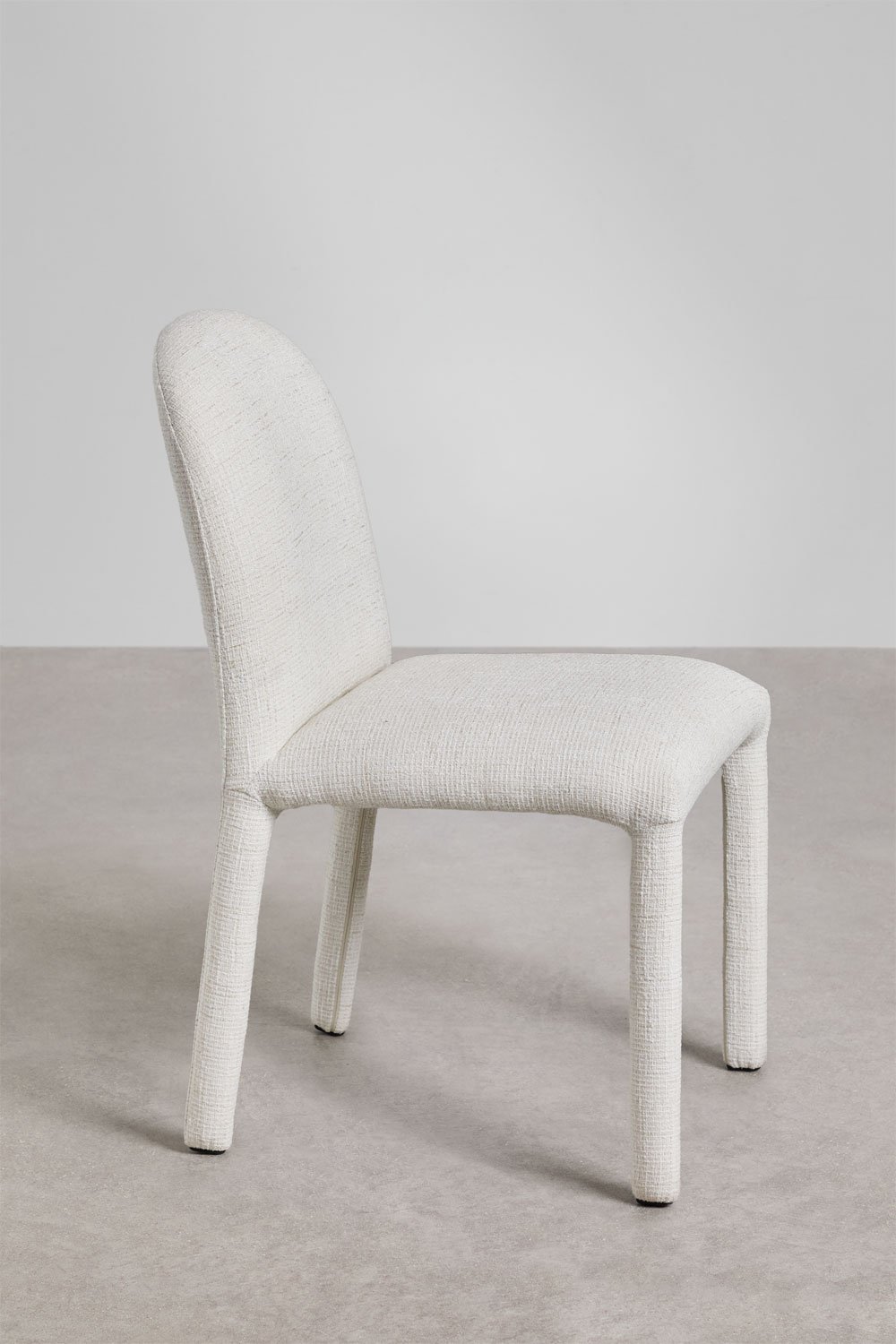 Pack of 4 dining chairs in Riga fabric, gallery image 4