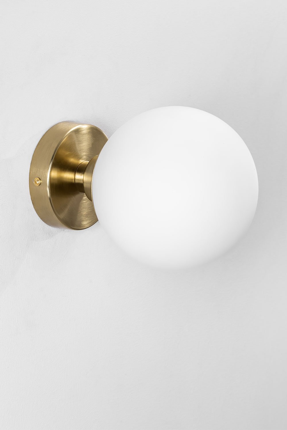 Wall lamp with Uvol Traditional glass ball, gallery image 2