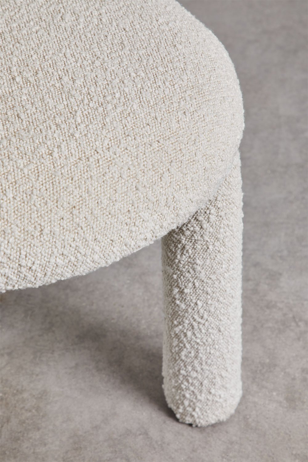 4-piece dining chair set in bouclé fabric Gia, gallery image 6