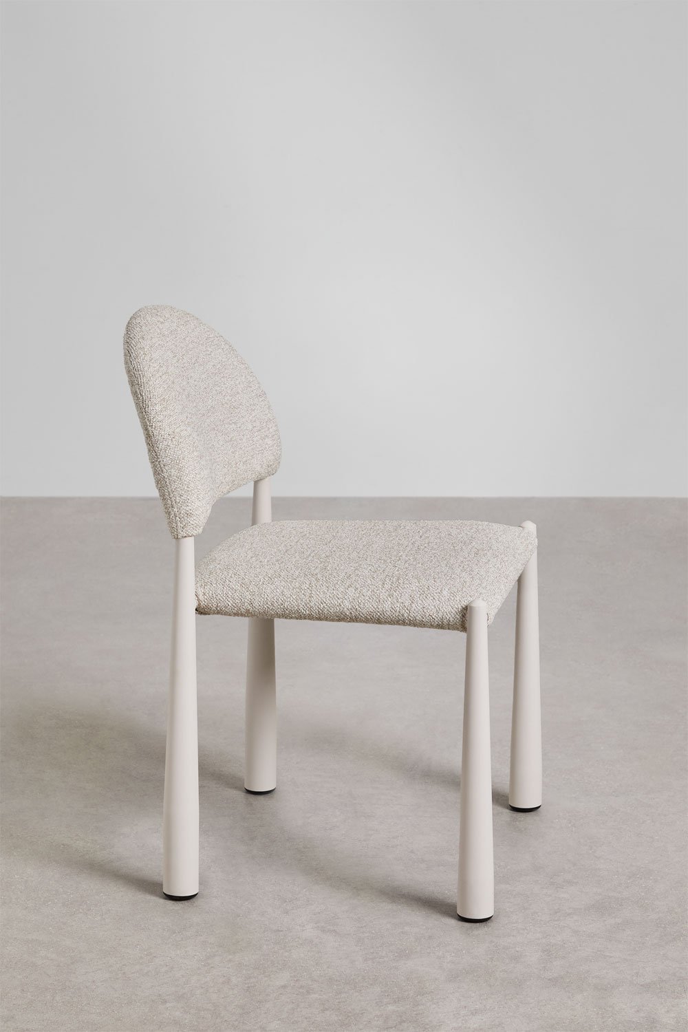 Pack of 4 Nagore upholstered dining chairs, gallery image 4