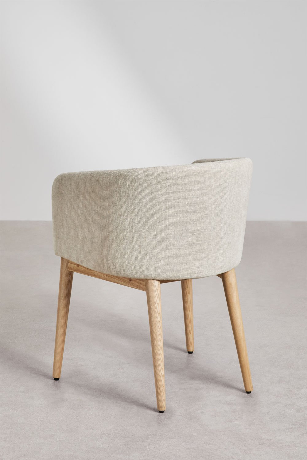 Pack of 2 Bunia upholstered dining chairs with armrests, gallery image 5