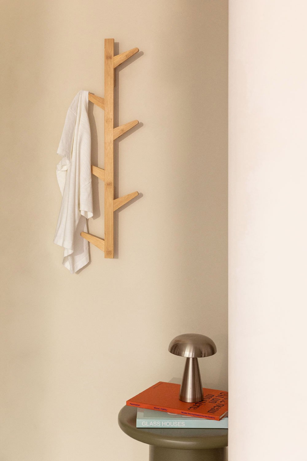 Gorafe bamboo wall coat rack, gallery image 1