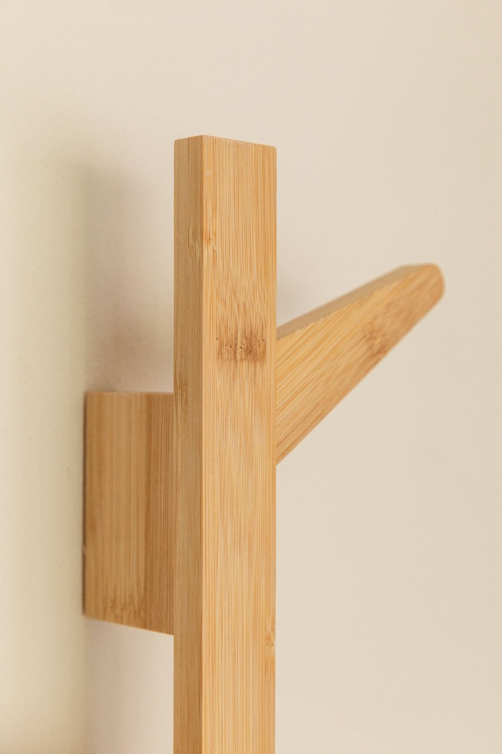 Gorafe bamboo wall coat rack, gallery image 2