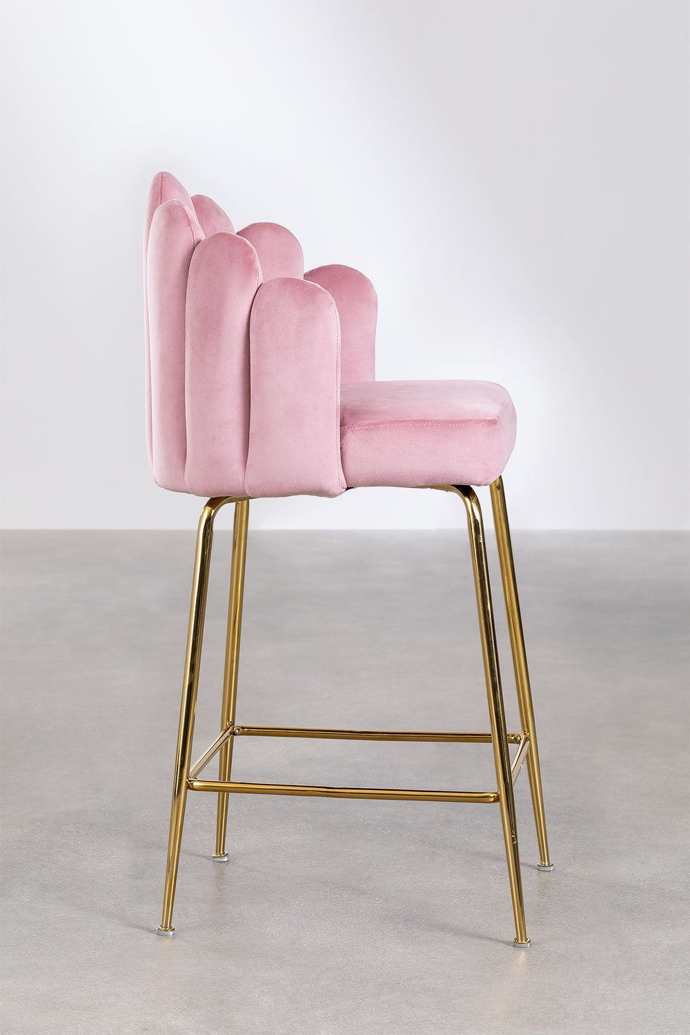 Markina velvet high stool, gallery image 2