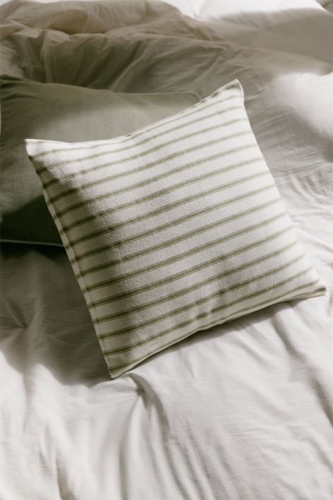 Square cotton cushion (45x45 cm) Declan