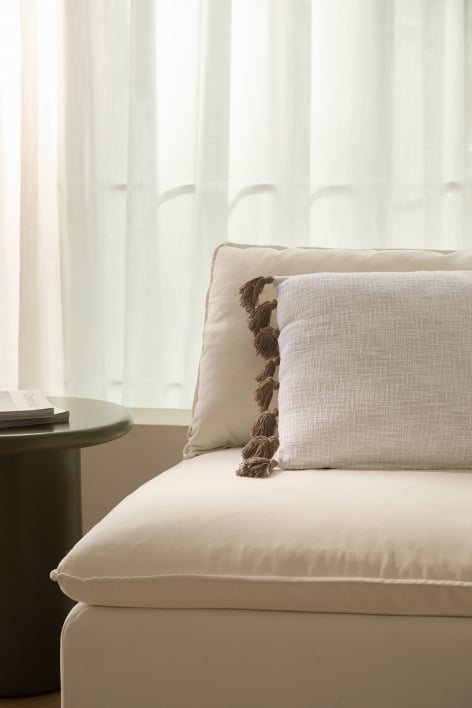 Square cotton cushion (45x45 cm) Botucau