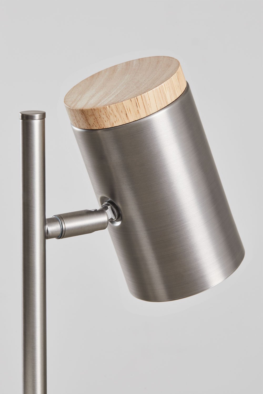 Directional floor lamp with 2 light points in Amaranto iron, gallery image 4