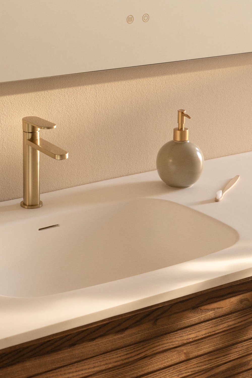 Alameda brass basin tap, gallery image 1