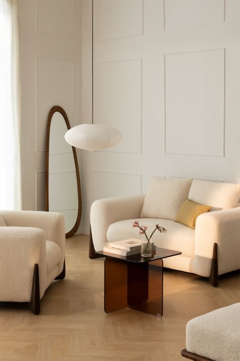 Grevena 2-seater sheepskin sofa