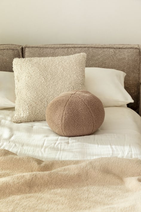 Sheepskin cushion (Ø25 cm) Ikerne