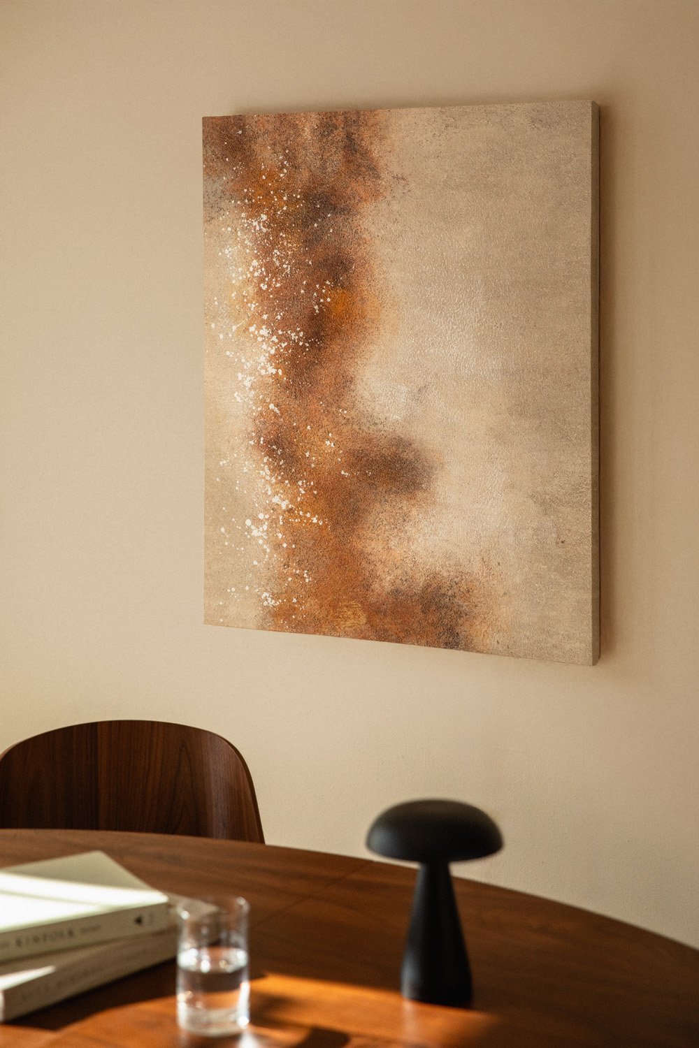 Decorative canvas (80x100 cm) with Sabik plaster texture, gallery image 1