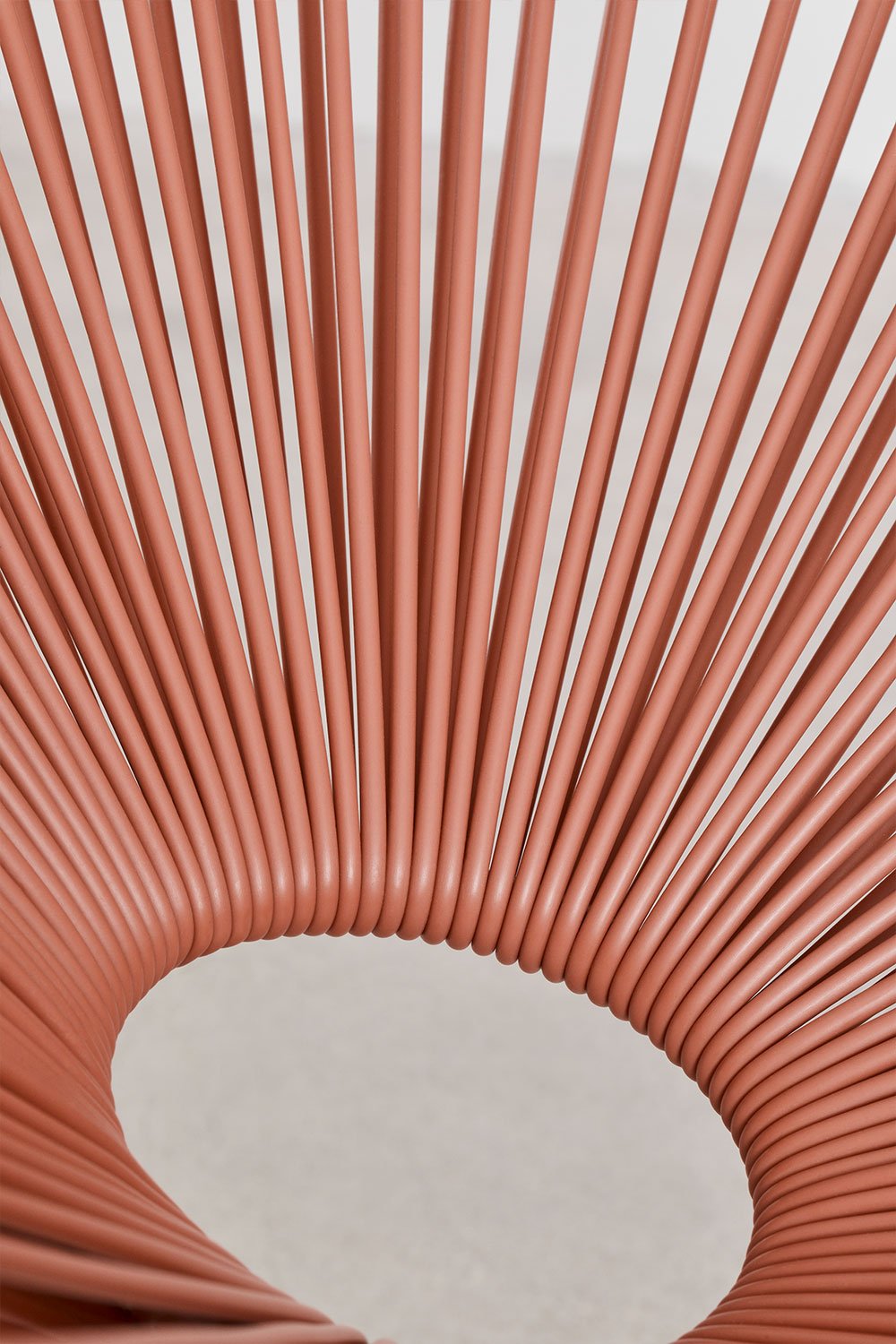 New Acapulco garden armchair in steel and synthetic rattan, gallery image 6