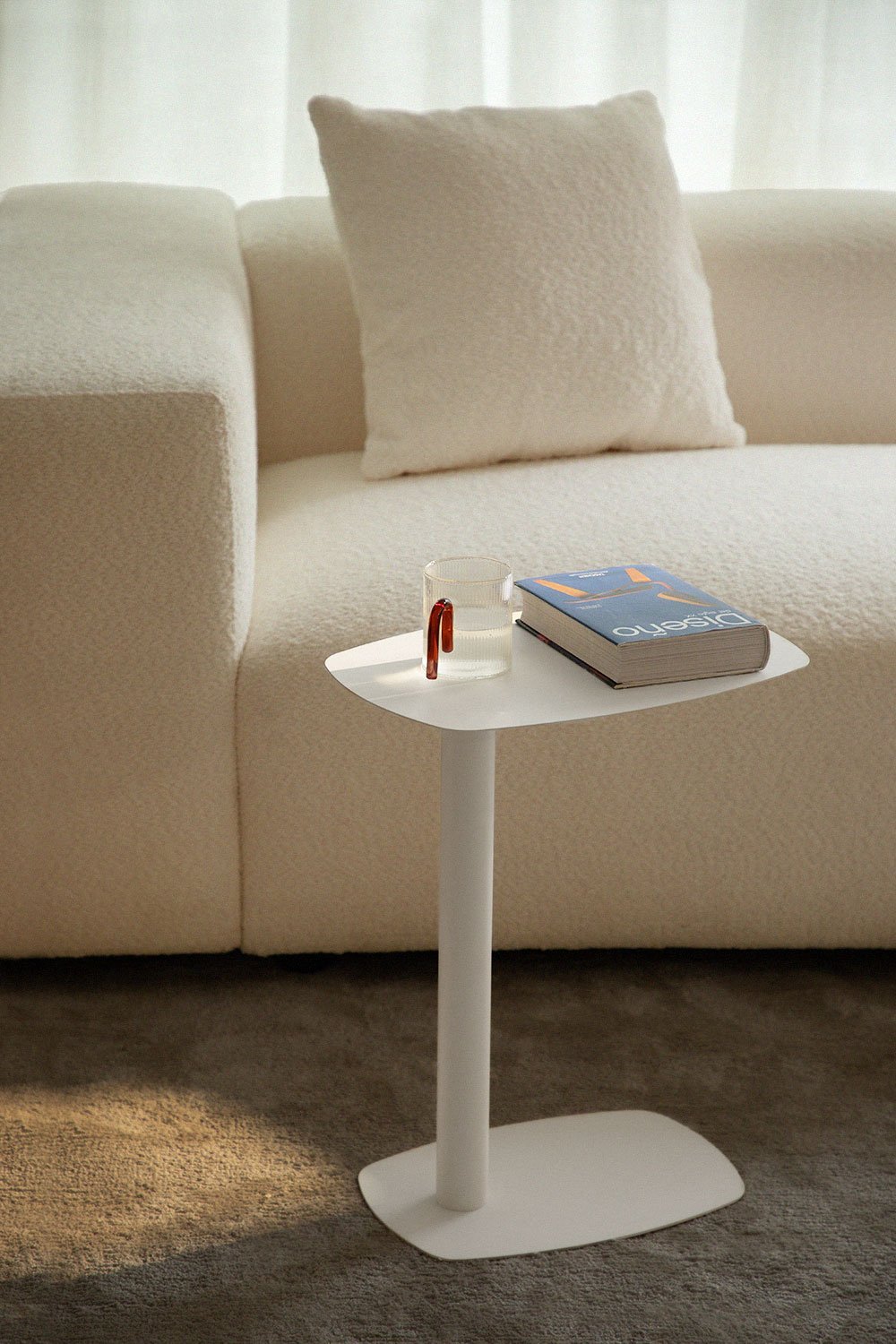 Side table 40x25 cm in iron Odelia, gallery image 1