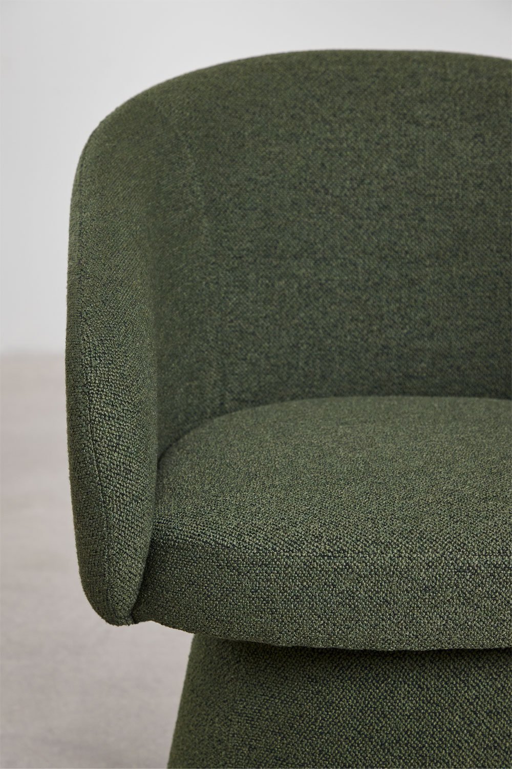 Flavian upholstered swivel dining chair with armrests, gallery image 7