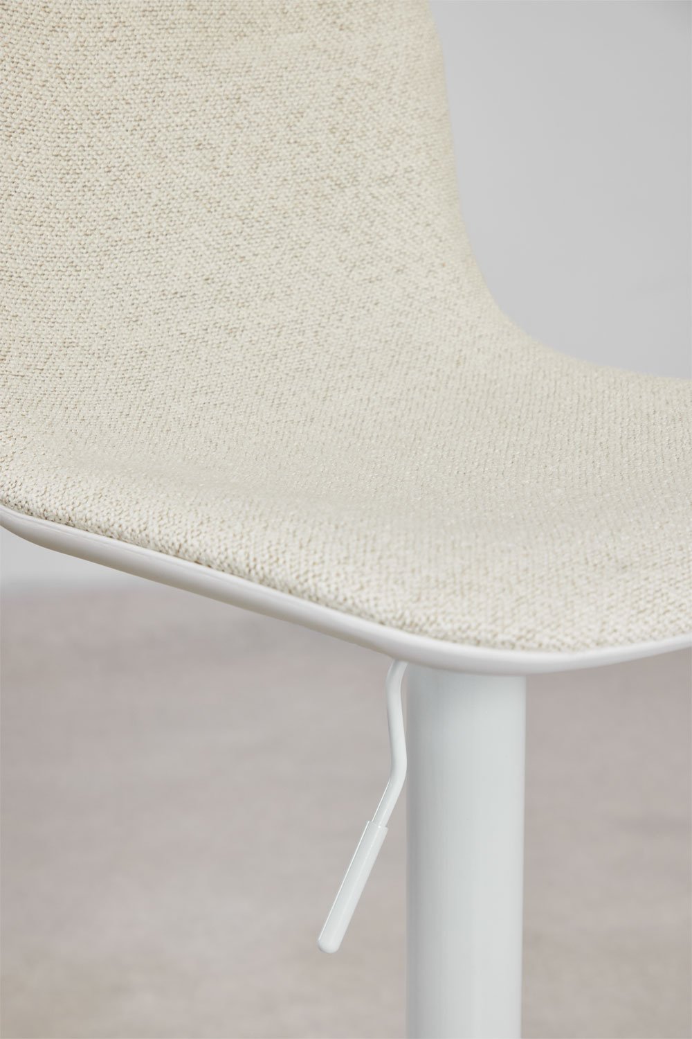 Pack of 2 Odeon adjustable high stools in bouclé, gallery image 8