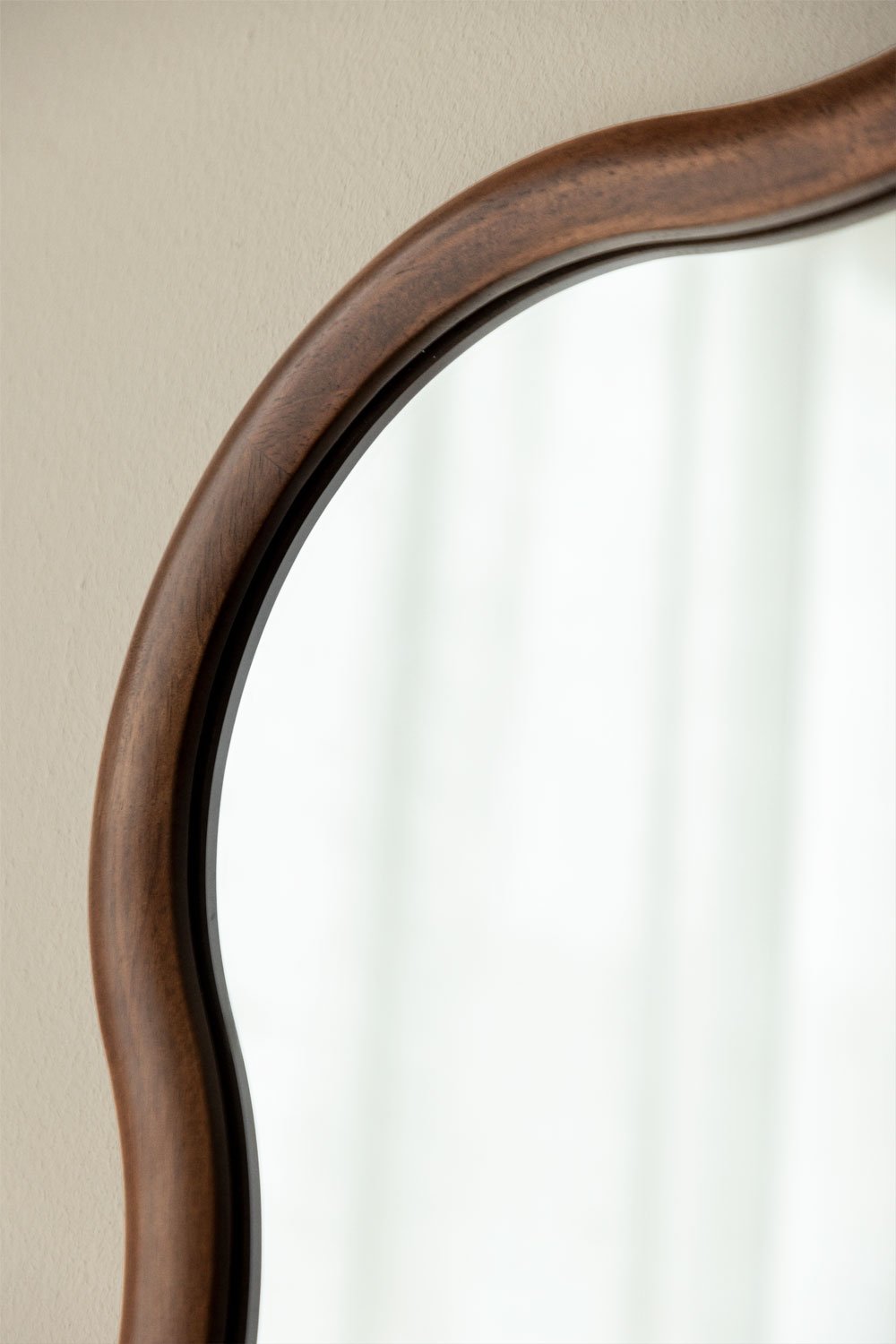 Oak wood wall mirror Aldreu, gallery image 2