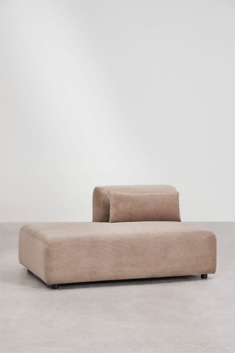 Left divan for Fogler modular sofa - Corduroy Camel Brown