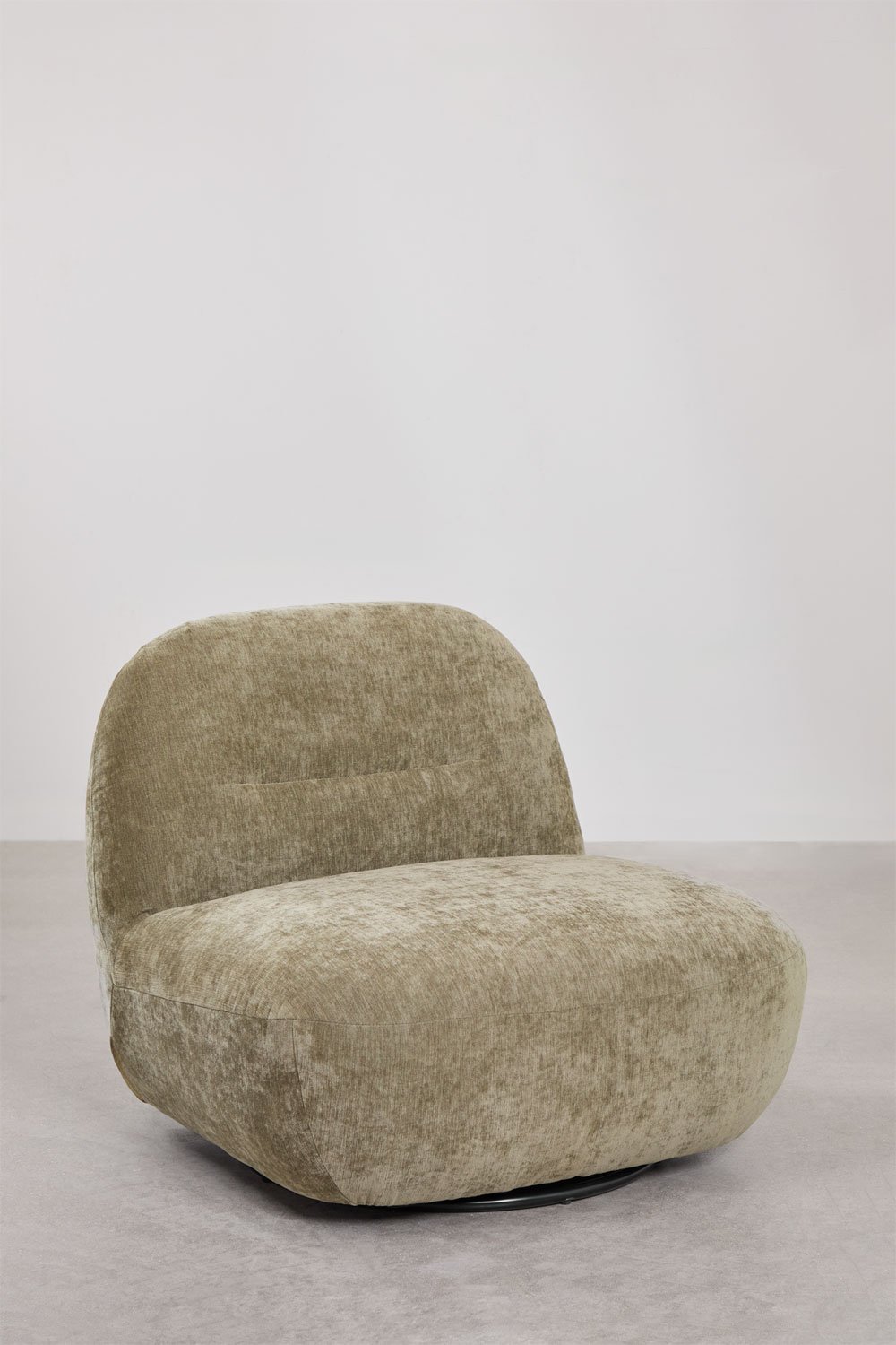 Pack of 2 Sernin chenille swivel chairs, gallery image 5