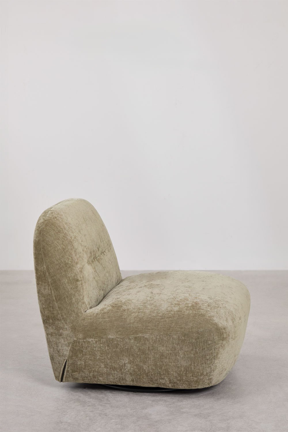 Pack of 2 Sernin chenille swivel chairs, gallery image 6
