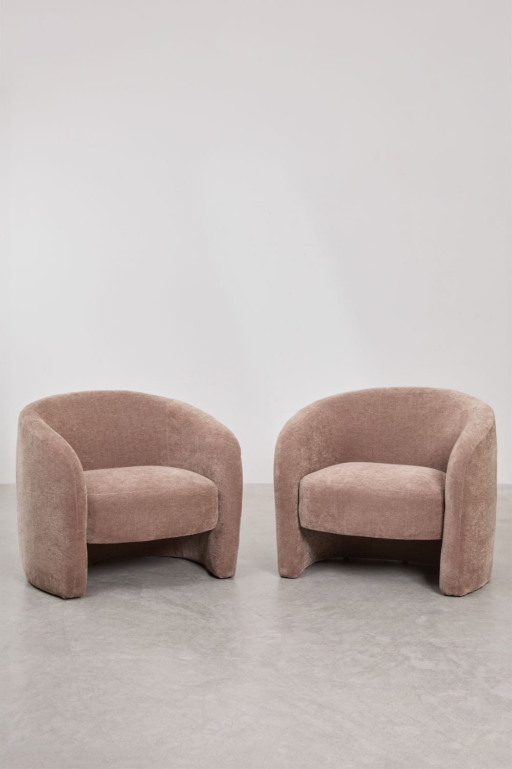 Pack of 2 upholstered Gombren armchairs, gallery image 3