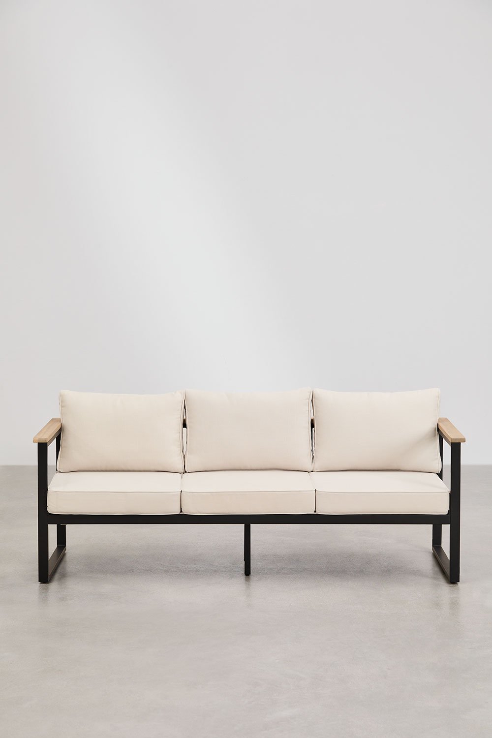 3-seater Lipov aluminum garden sofa, gallery image 4