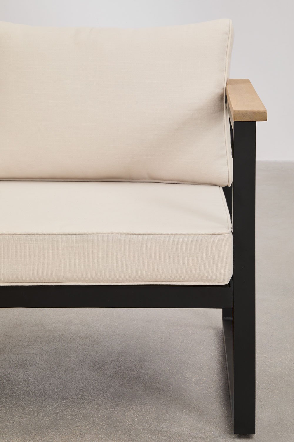 2-seater Lipov aluminum garden sofa, gallery image 6