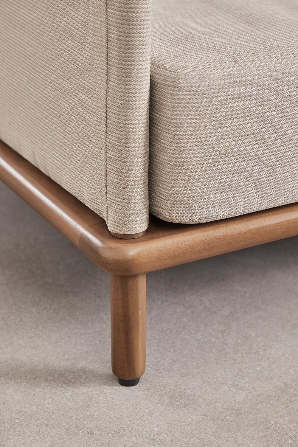 3-seater sofa in acacia wood Olivia, gallery image 7