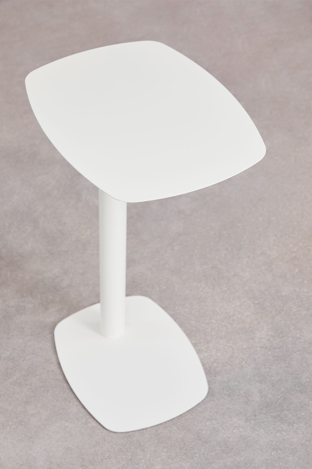 Rectangular side table 40x25 cm in stainless steel Odelia, gallery image 3