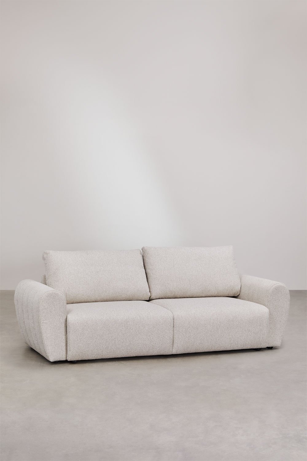 3-seater sofa bed in bouclé fabric Ohio, gallery image 3