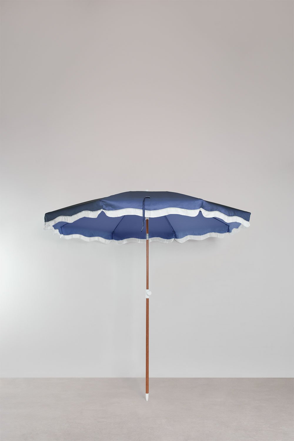 Parasol Ø230 cm in fabric and aluminum Jarko, gallery image 2