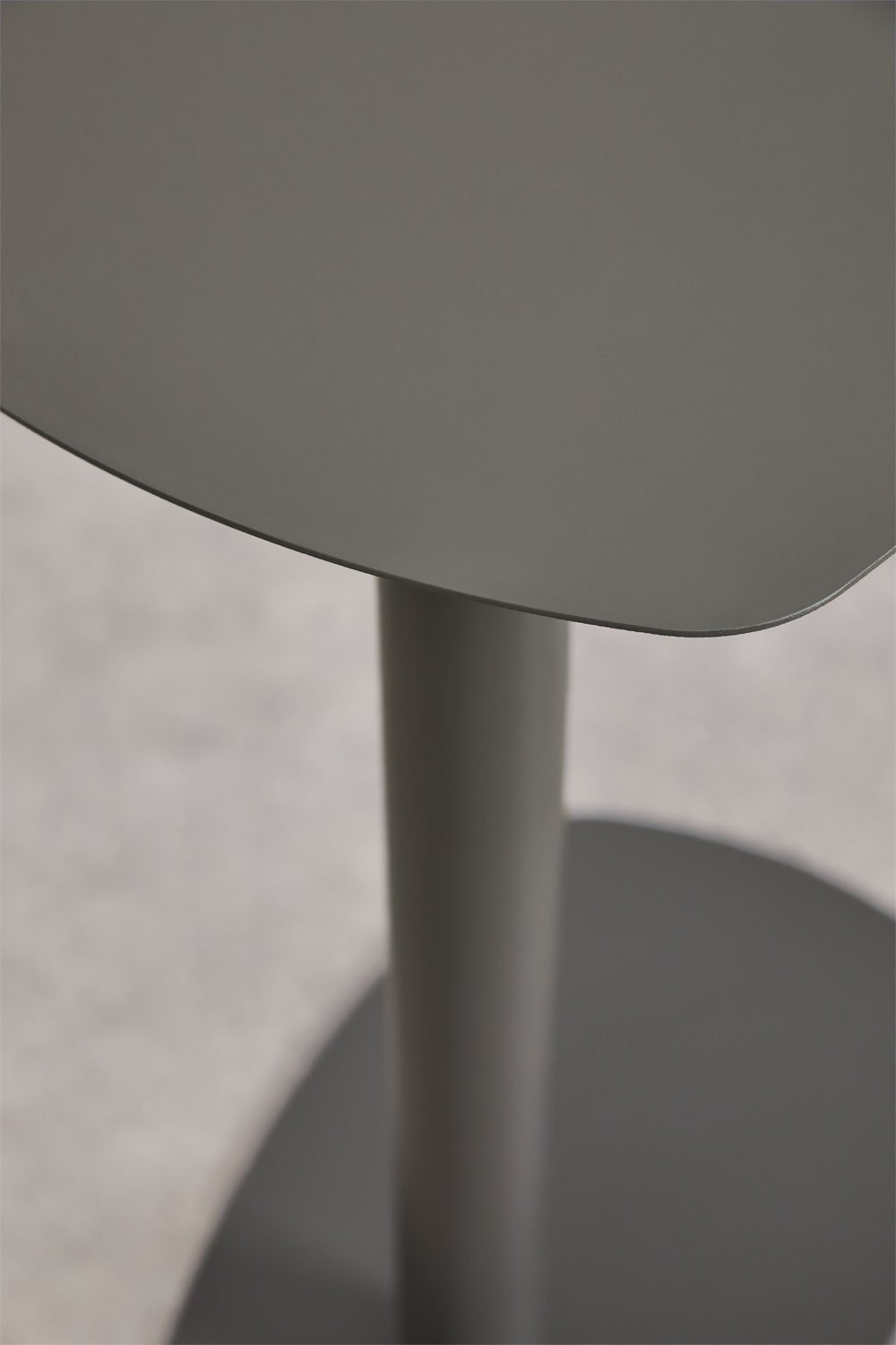 Odelia rectangular garden side table 40x25 cm in stainless steel, gallery image 4