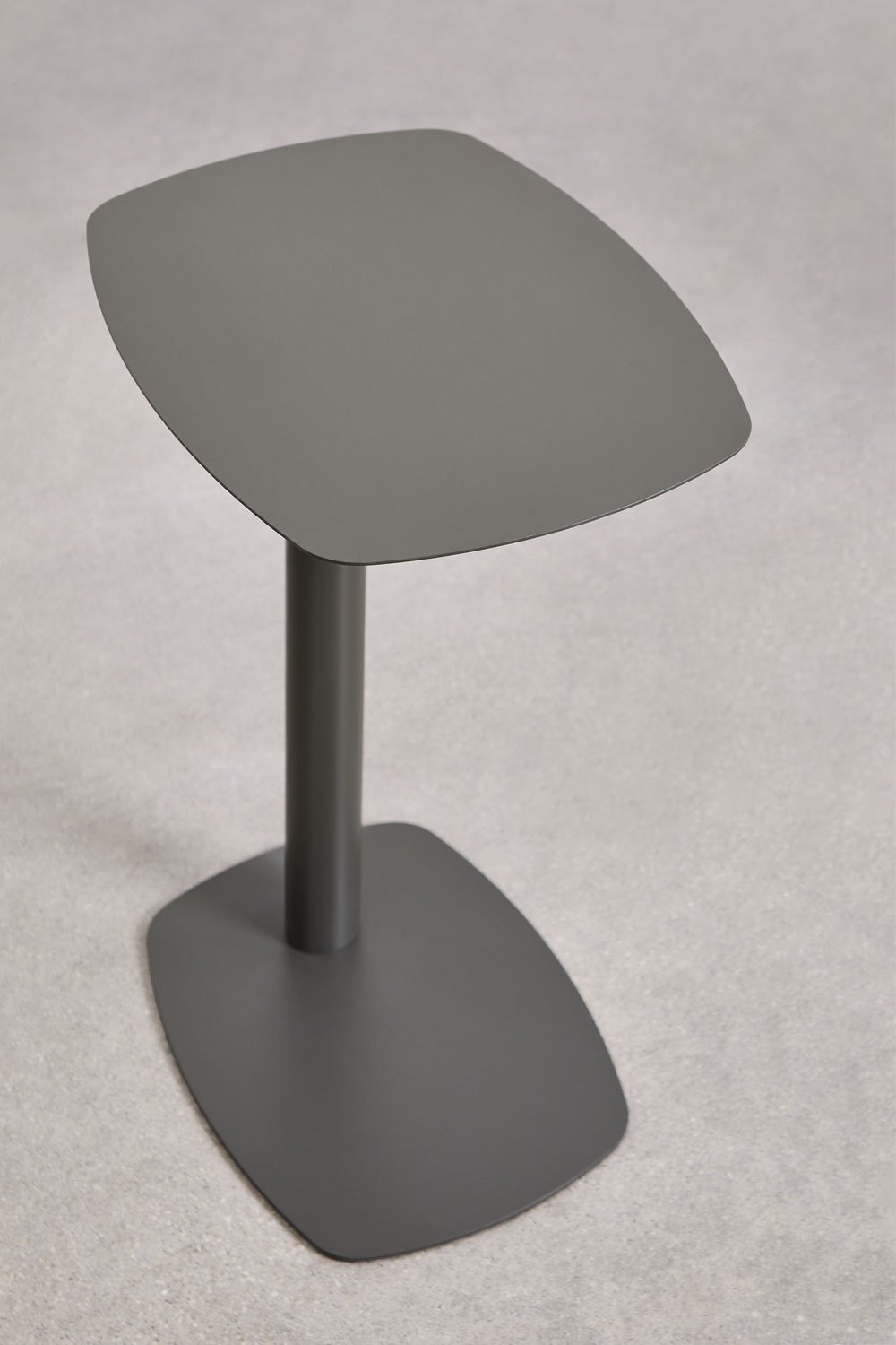 Rectangular 40x25 cm Odelia steel garden side table, gallery image 2