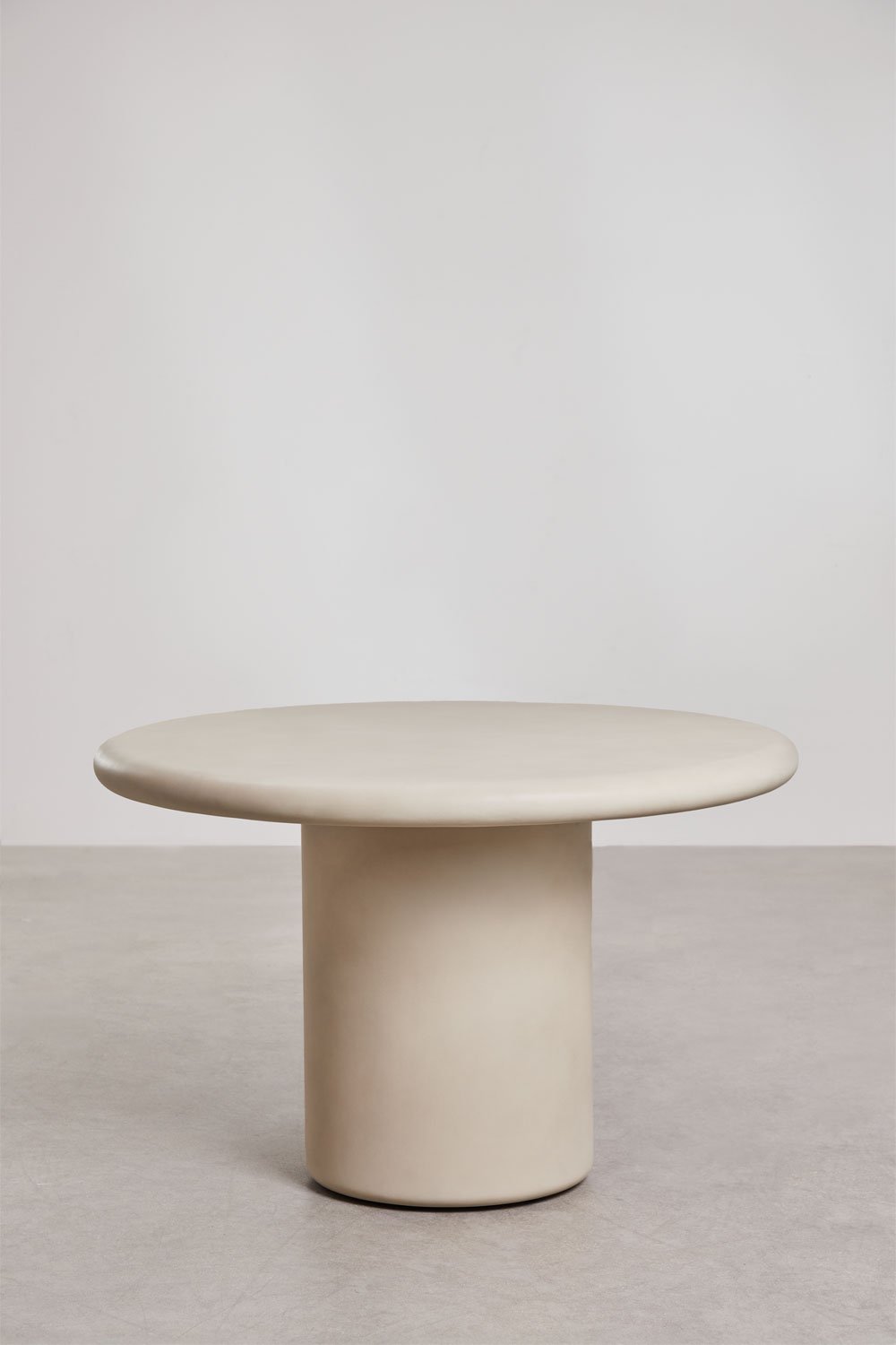 Namara round cement dining table, gallery image 2