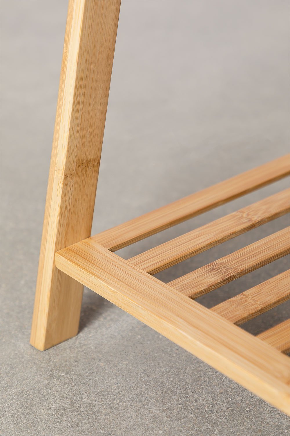 Pack of 2 Natela bamboo bedside tables, gallery image 5