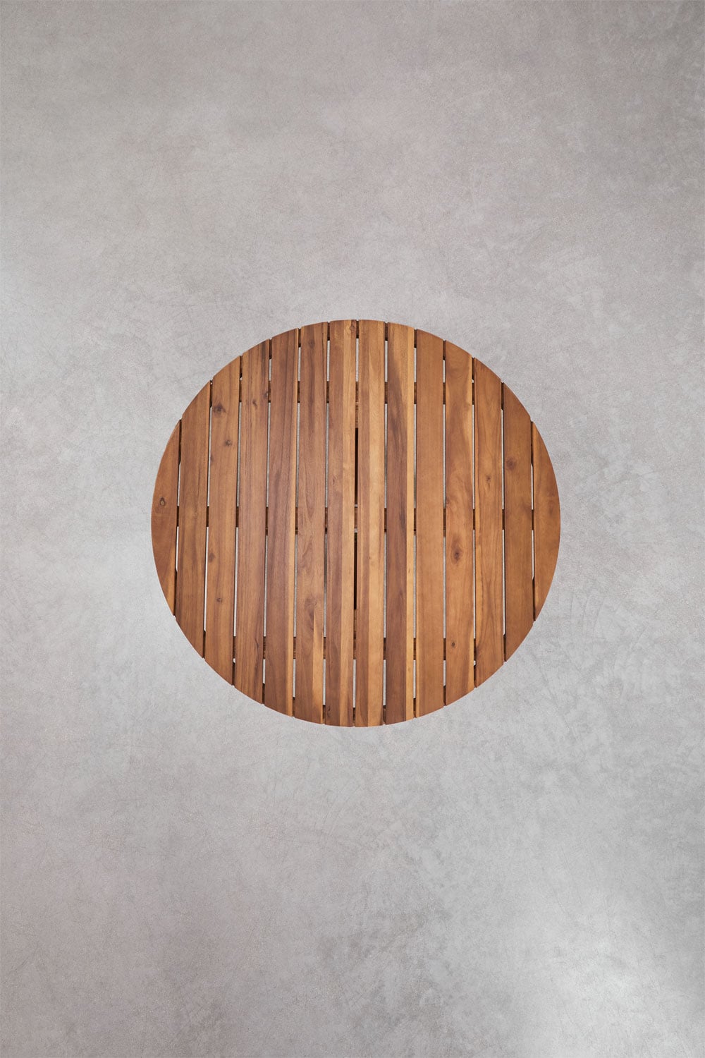 Naele round wooden garden table, gallery image 8