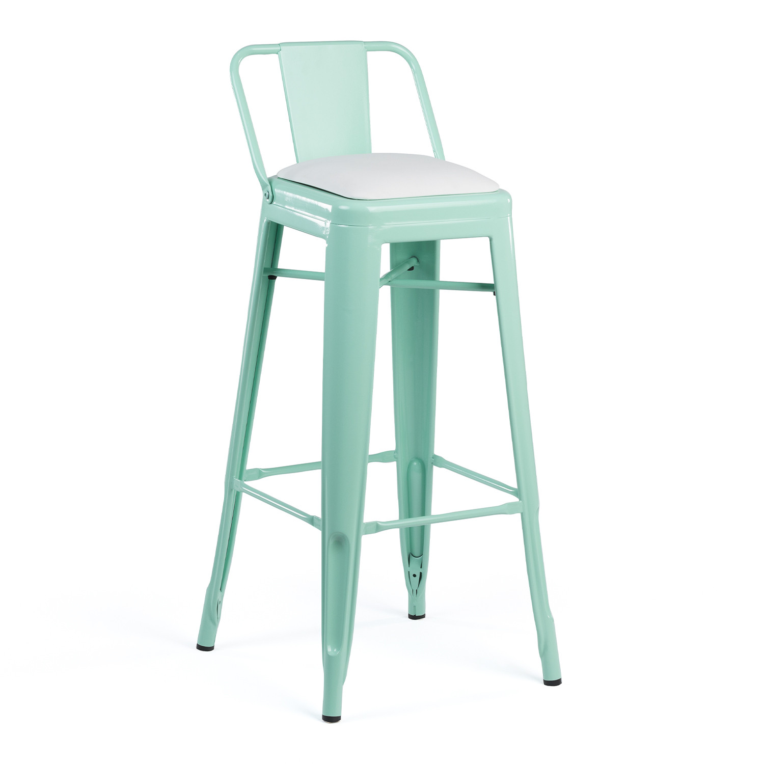 Steel stool with online cushion