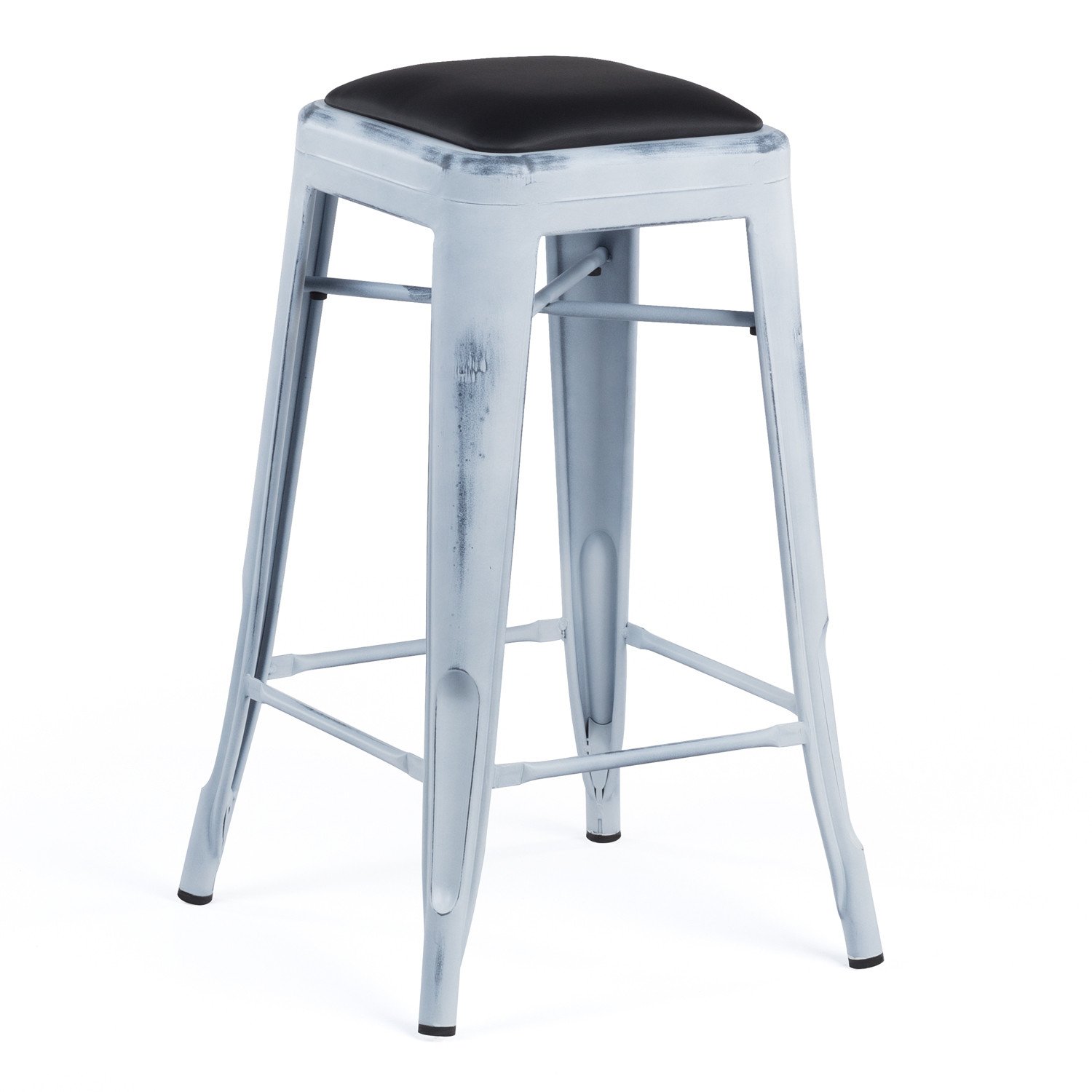 Lix stool cushion in imitation leather, gallery image 1